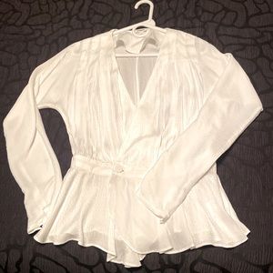 Express Wrap Blouse.